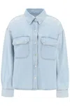 Agolde S Denim Shirt In Tension (blue)