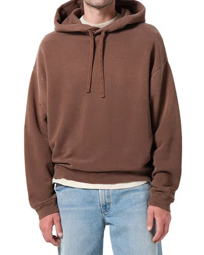 Agolde Salford Hoodie In Brown