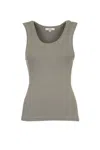 AGOLDE AGOLDE SCOOP NECK RIBBED TANK TOP