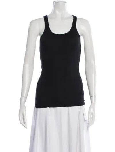 Pre-owned Agolde Scoop Neck Sleeveless Top In Blue