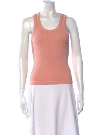 Pre-owned Agolde Scoop Neck Sleeveless Top In Pink