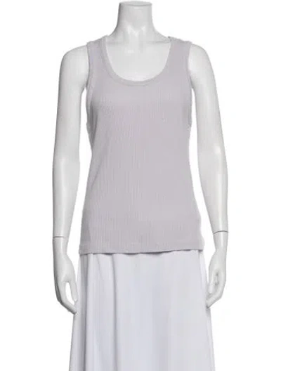 Pre-owned Agolde Scoop Neck Sleeveless Top In Purple
