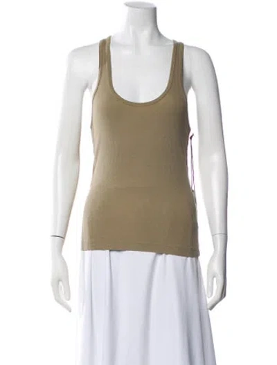 Pre-owned Agolde Scoop Neck Sleeveless Top W/ Tags In Neutral