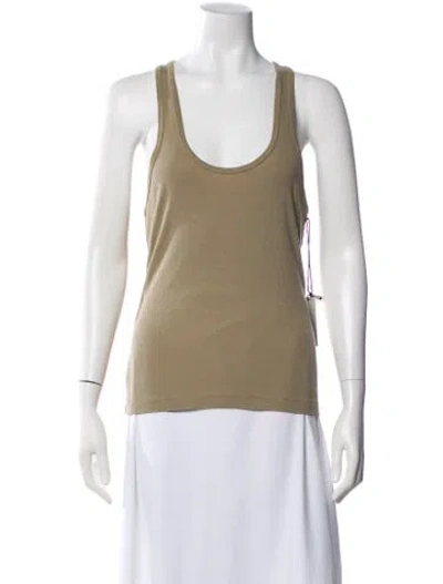 Pre-owned Agolde Scoop Neck Sleeveless Top W/ Tags In Neutral