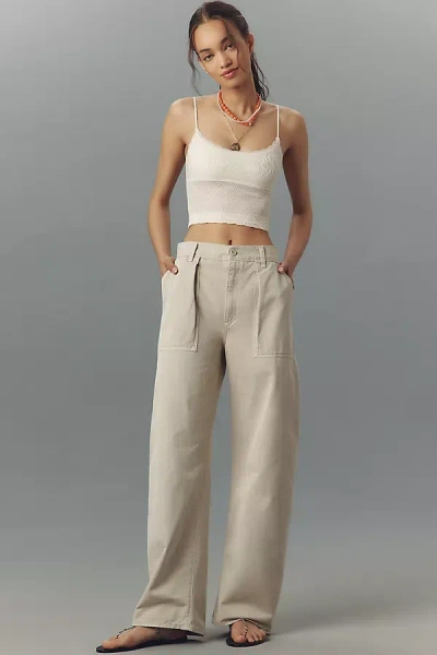 Agolde Sefton Cotton Curved-leg Pants