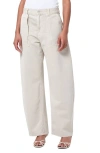 Agolde Sefton Pleated High Waist Barrel Twill Pants