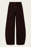Agolde Sefton Utility Pant In Cipher In Brown