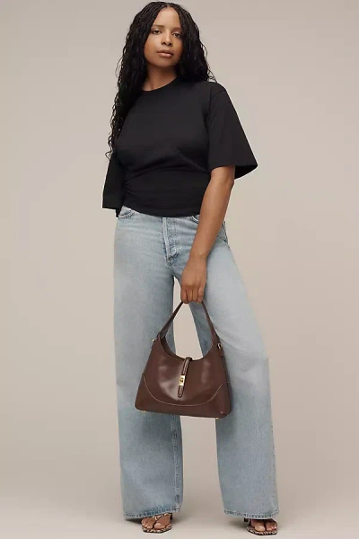 Agolde Shari Tee In Black