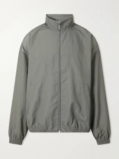 Agolde Shell Blouson Jacket In Green