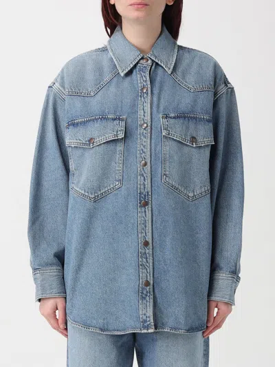 Agolde Shirt  Woman Color Denim In Blue