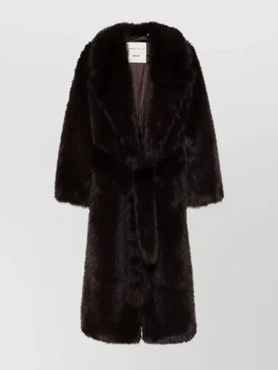 AGOLDE SHOREDITCH SKI CLUB EBONY COAT