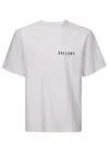 Agolde Short Sleeve Mock Neck In Gallery Print In White