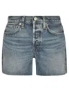 Agolde Parker Denim Fray Shorts