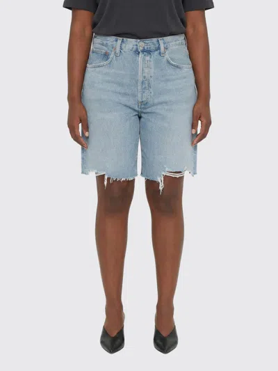 Agolde 쇼츠  여성 색상 블루 In Blue