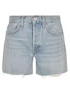 Agolde Distressed Denim Shorts In Agreement