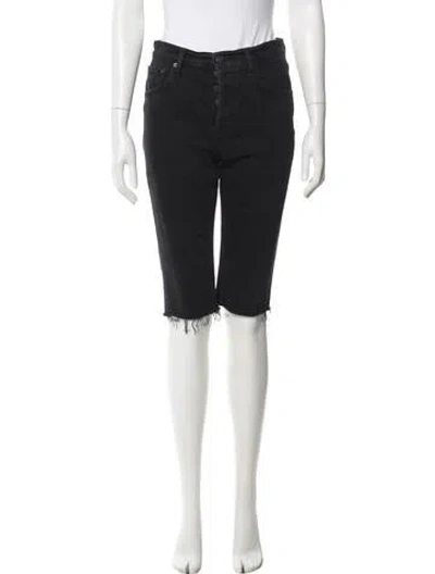 Pre-owned Agolde Shorts In Black