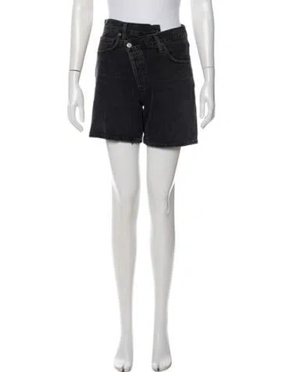 Pre-owned Agolde Shorts In Black