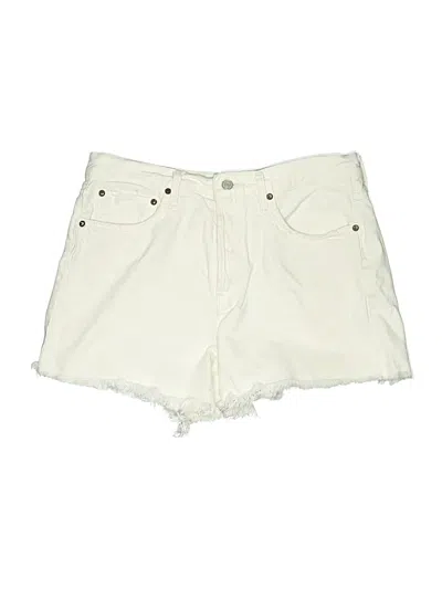 Pre-owned Agolde Shorts In Ivory
