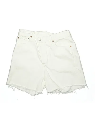 Pre-owned Agolde Shorts In Ivory