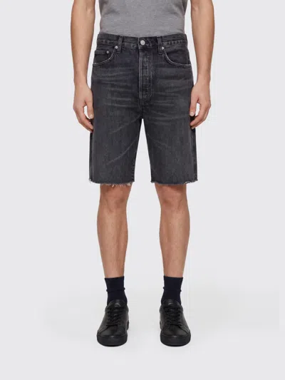 Agolde Shorts Men In Black