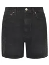 Agolde V-waist Shorts In Washed Back
