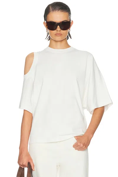 AGOLDE SHOULDER CUT OUT T-SHIRT