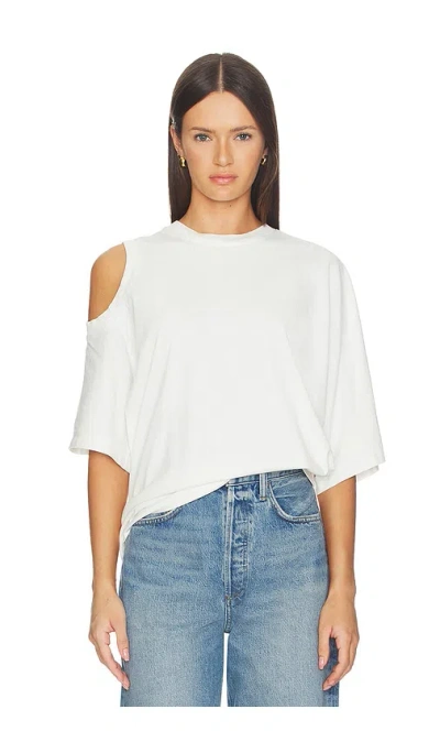 AGOLDE SHOULDER CUT OUT T-SHIRT