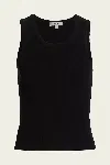 Agolde Solid Color Ribbed Poppy Top