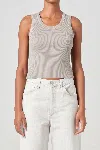 Agolde Shrunken Poppy Tank Top