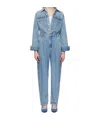 Agolde Silka Denim Jumpsuit In Blue