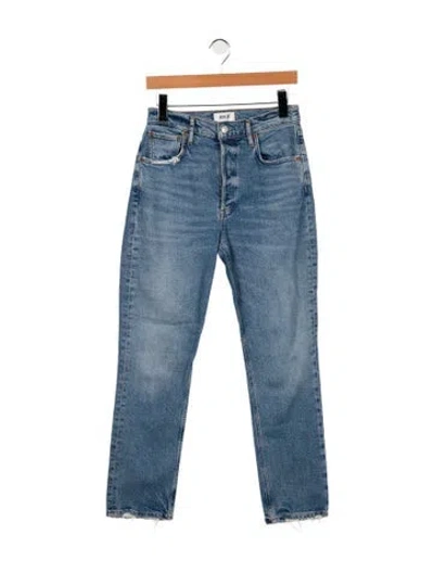 Pre-owned Agolde Skinny Jeans In Blue