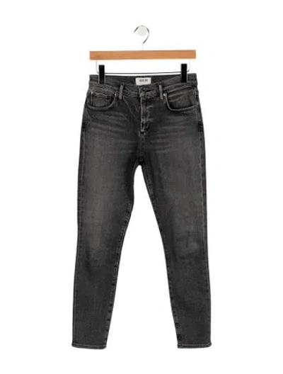 Pre-owned Agolde Skinny Jeans In Grey