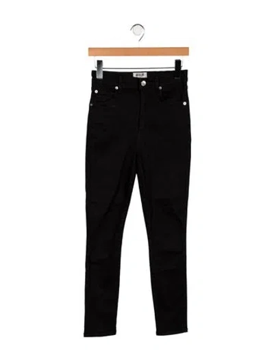 Pre-owned Agolde Skinny Leg Pants In Black