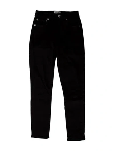 Pre-owned Agolde Skinny Leg Pants In Black