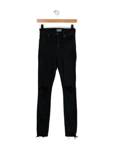 Pre-owned Agolde Skinny Leg Pants In Blue