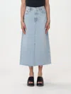 AGOLDE SKIRT AGOLDE WOMAN COLOR BLUE,F51747009