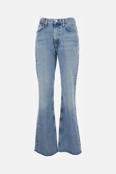 Agolde Sky Blue Cotton Jeans