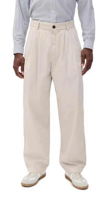 Agolde Slater Trousers Bone In Neutral