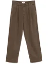 Agolde Slater Trousers In Brown
