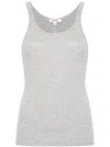 Agolde Sleeveless Scoop Neck Tank Top In Grey