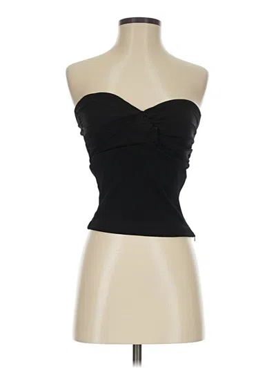 Pre-owned Agolde Sleeveless Top Black Strapless Neckline Tops