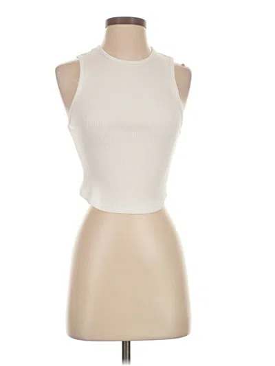 Pre-owned Agolde Sleeveless T-shirt In White