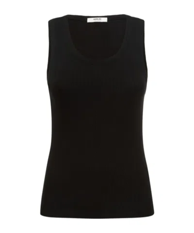 Agolde Sleeveless Vest In Black
