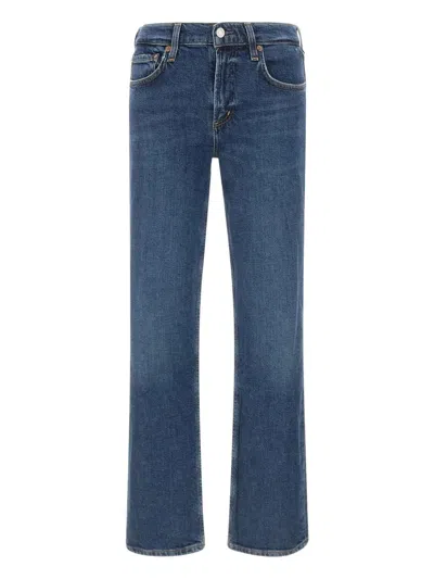 AGOLDE SLICK COTTON JEANS