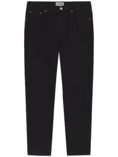 AGOLDE SLIM FIT DENIM TROUSERS WITH CLASSIC FIVE-POCKET DESIGN