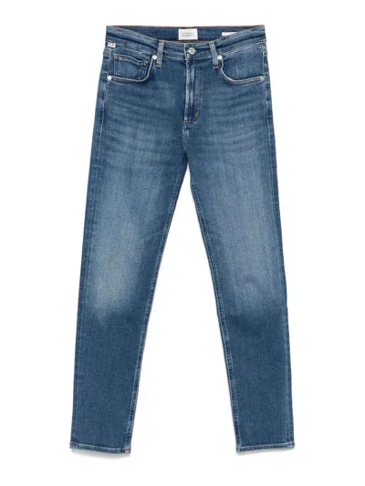 Agolde Slim Leg Blu Denim  Jeans In Blue