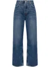 Agolde Harper Jeans Mid Rise Relaxed Straight Jeans Echo In Blue