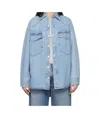 Agolde Snap Button Denim Shirt