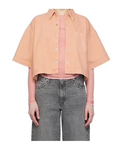 Agolde Snap Button Denim Shirt