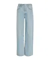 Agolde Solid Color Wide-leg Jeans In Pattern